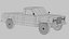 Auto low poly - Jeep Gladiator