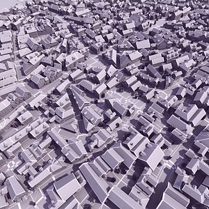 Medieval Town Mass Model St02
