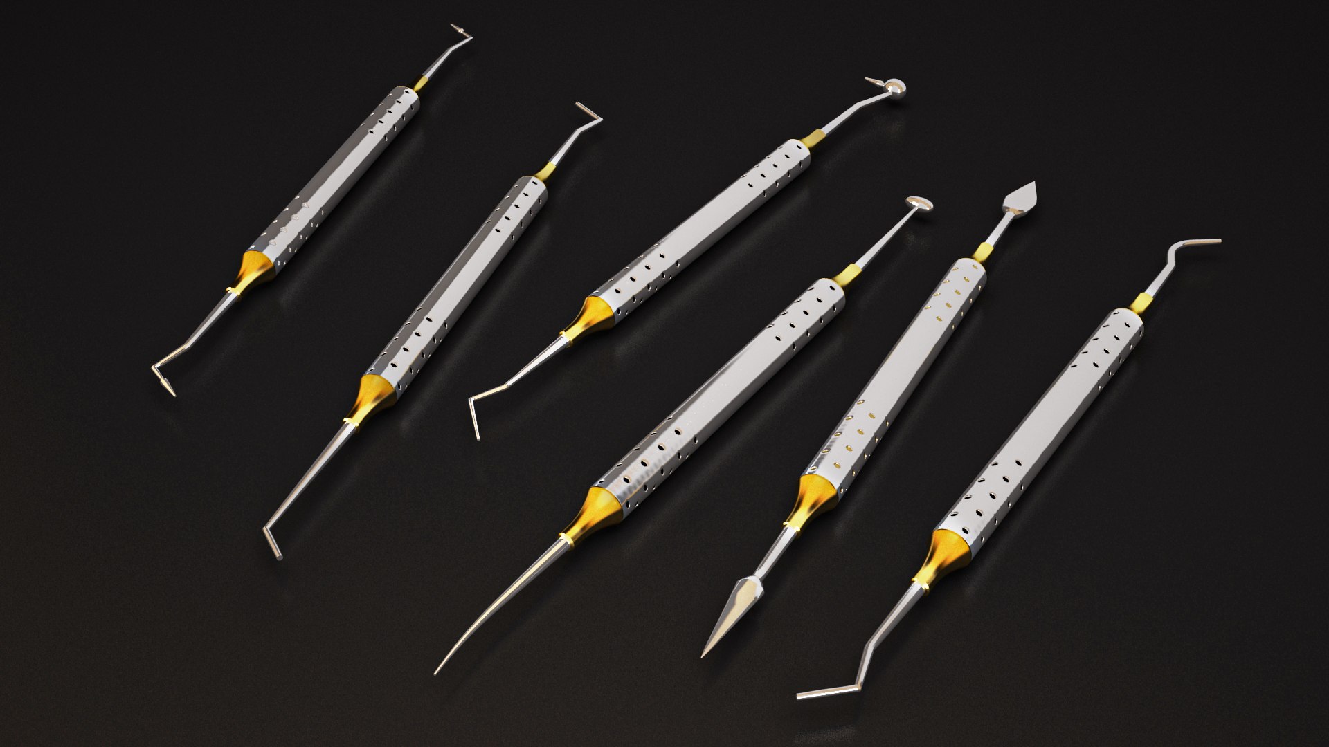 3D Carving Tools Dental TurboSquid 1673828