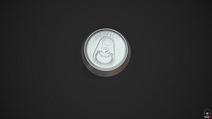 440ml Can with Water Droplets and 3 LODs