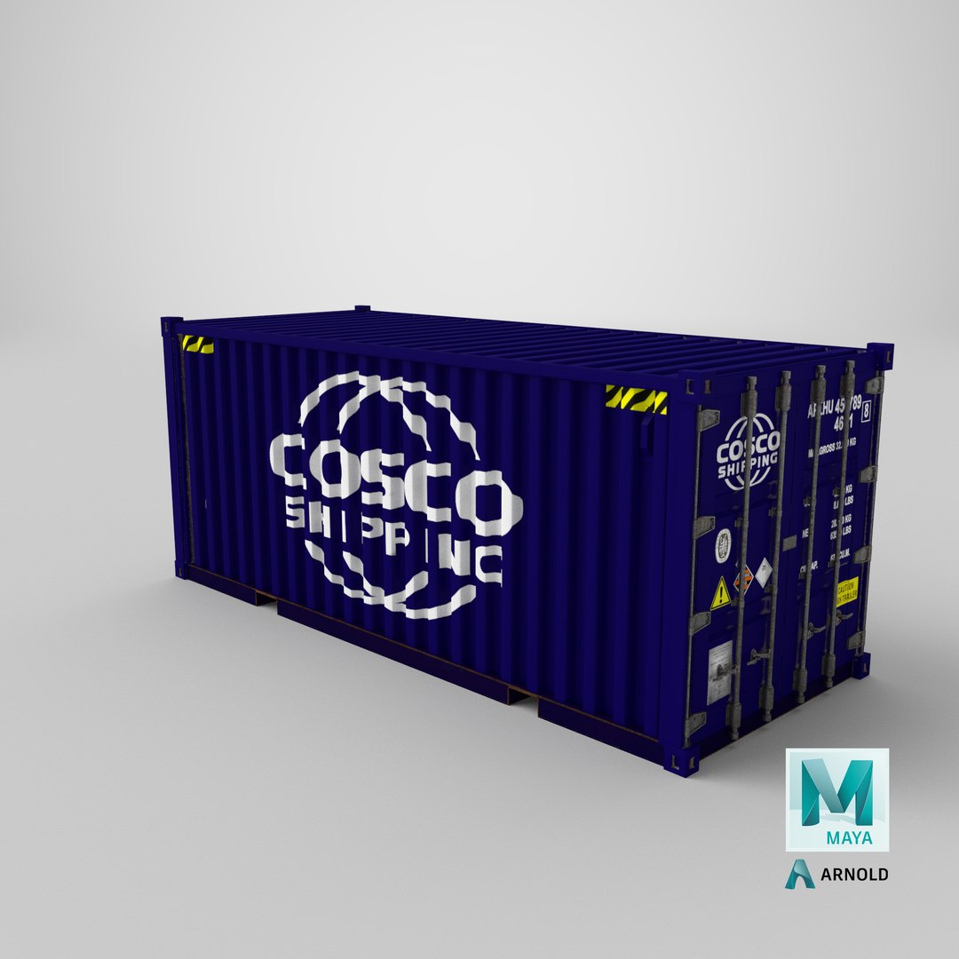 3D shipping container cosco model https://p.turbosquid.com/ts-thumb/Xx/5NRpCF/sGu8OwoY/stemcell_maya_arnold_render/png/1581014833/1920x1080/fit_q87/1ea02c0288f2dbbf26a183b1cfea3dacdb8ba202/stemcell_maya_arnold_render.jpg