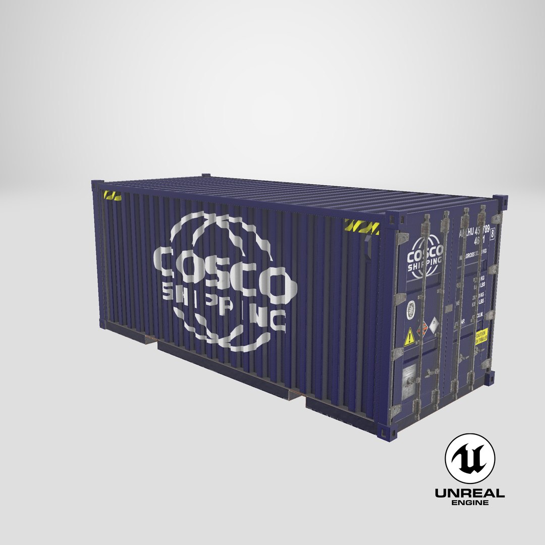 3D shipping container cosco model https://p.turbosquid.com/ts-thumb/Xx/5NRpCF/zCXWmDv9/stemcell_unreal_render/png/1581014815/1920x1080/fit_q87/ff212f357509ddbe2541abfa1e21f6199394cc3b/stemcell_unreal_render.jpg