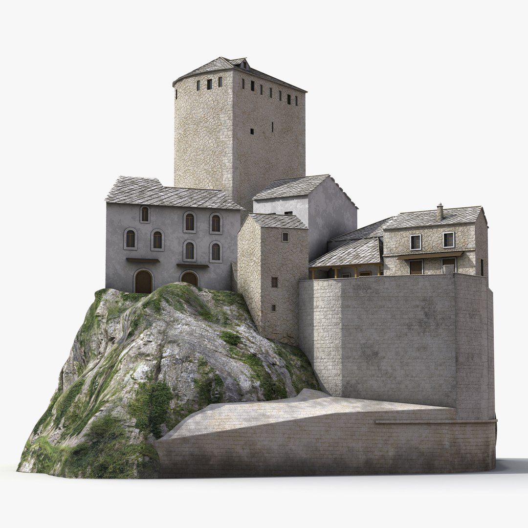 Castle on the Hill 2 3D model preview