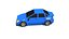 Racing ring car hatchback low poly 3D model FRF2X10S