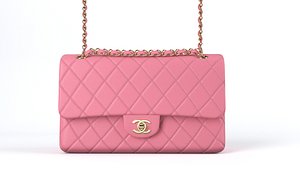 Chanel Classic Double Flap with 4 colors PBR 3