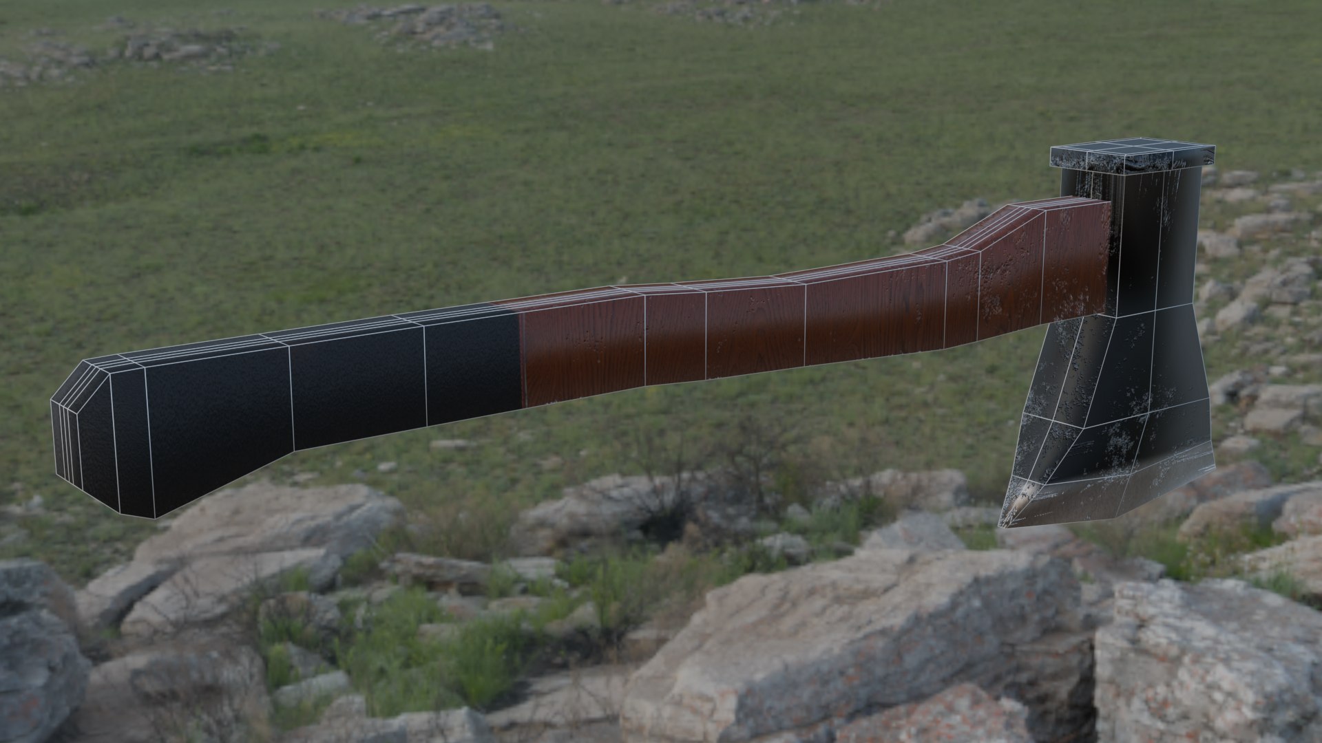 3D Wood Cutting Axe  low-poly model https://p.turbosquid.com/ts-thumb/Xx/FRPrdl/cR/wireframe2/png/1785444752/1920x1080/fit_q87/700cf422ad0adb4246de030806d0b87a918f572b/wireframe2.jpg