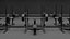 3D Barbell Rack Stand model