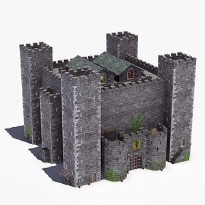 medieval castle 3d model