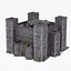 medieval castle 3d model