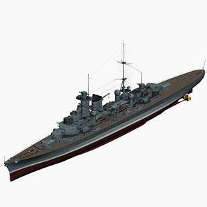 Battleship Ww2 3D Models for Download | TurboSquid