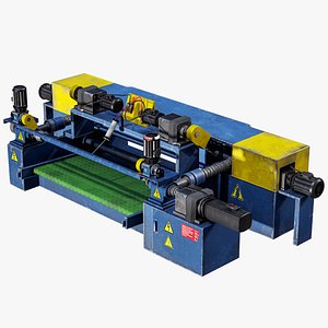 Industrial Machine For Cutting and Trimming Wood For Processing Logs