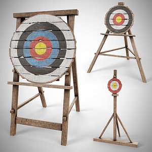 Set of 3 Medieval Training Wooden Targets