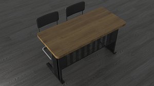 3D Table and Chair