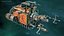 3D Sci Fi Spacecraft Rigged Collection model