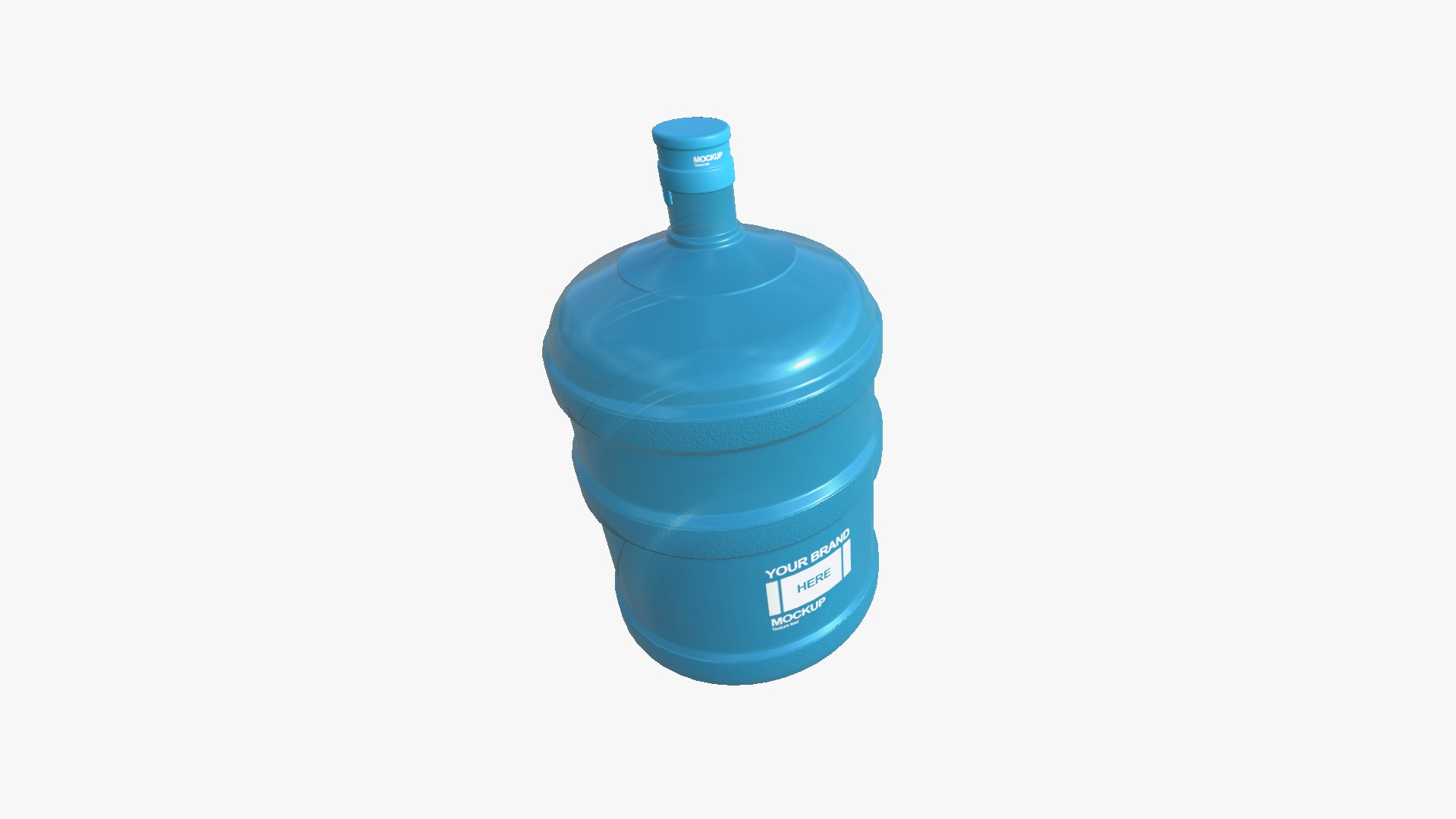 3D Water Plastic Gallon A09 - Blank Mock Up Template - TurboSquid 2095536