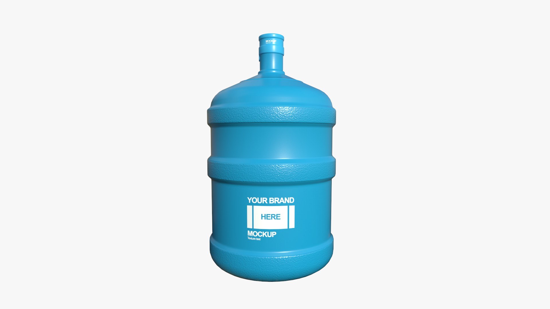 3D Water Plastic Gallon A09 - Blank Mock Up Template - TurboSquid 2095536