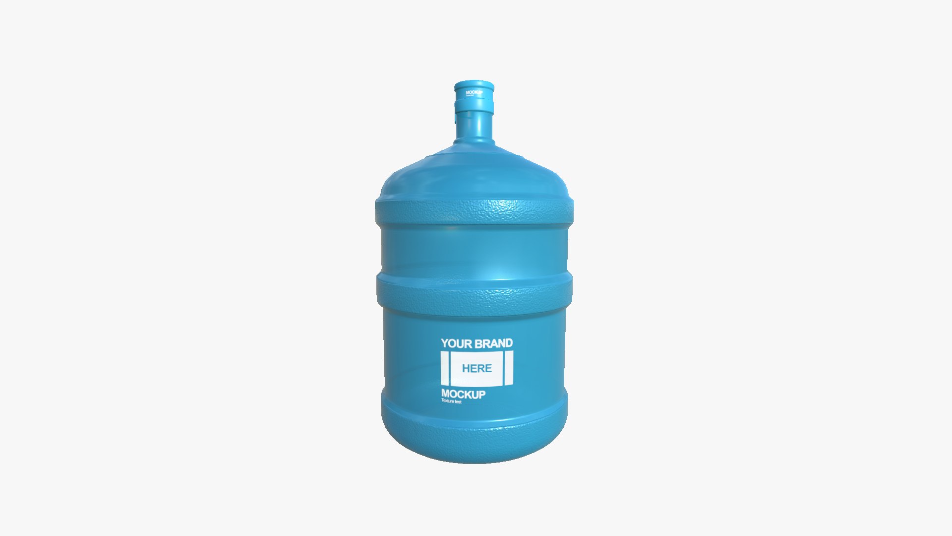 3D Water Plastic Gallon A09 - Blank Mock Up Template - TurboSquid 2095536