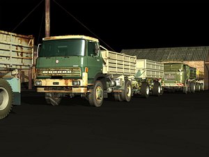 liaz 4x4 panav trailer 3D