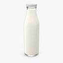 Milk Half Gallon Glass Bottle