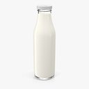 Milk Half Gallon Glass Bottle