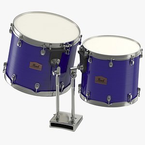 3d model tom-toms modeled