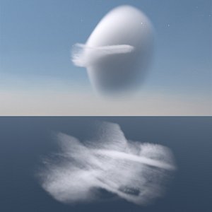 Sonic Boom Shockwave Effect Animated VDB For Blender