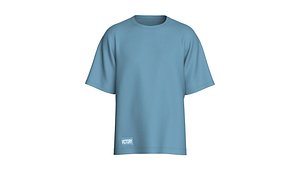 Men Nordic Blue Loose Fit Tee
