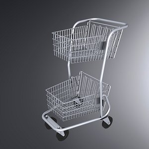 shopping cart 3D model