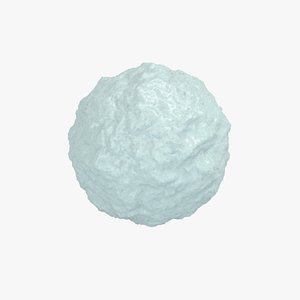 Snowball And Iceball With Materials 3D model