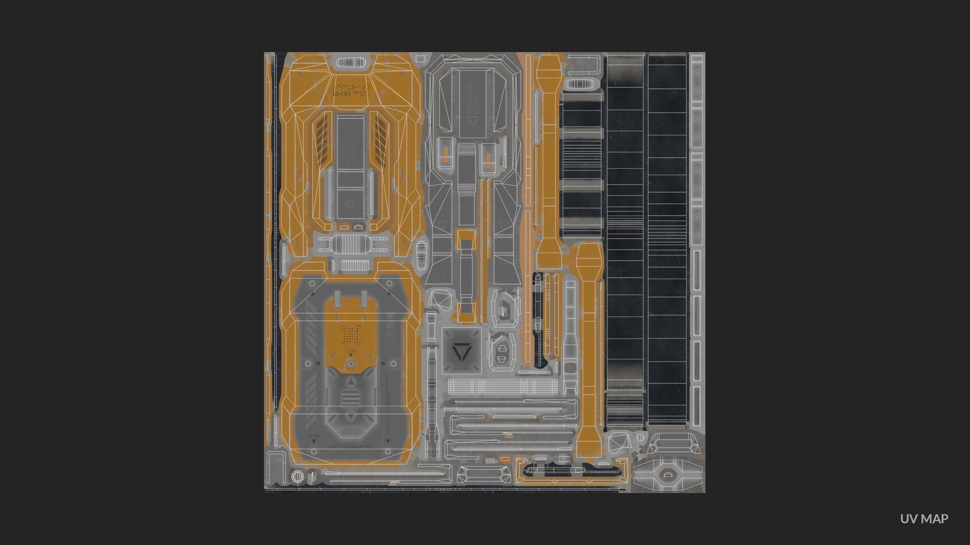 3D Sci-Fi Keycard 5 Color Options - PBR Game Ready Low-poly Model ...