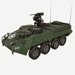 stryker icv vehicle infantry 3D