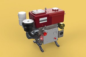 Plastic Crusher Shredder Machine - 3D Model by surf3d