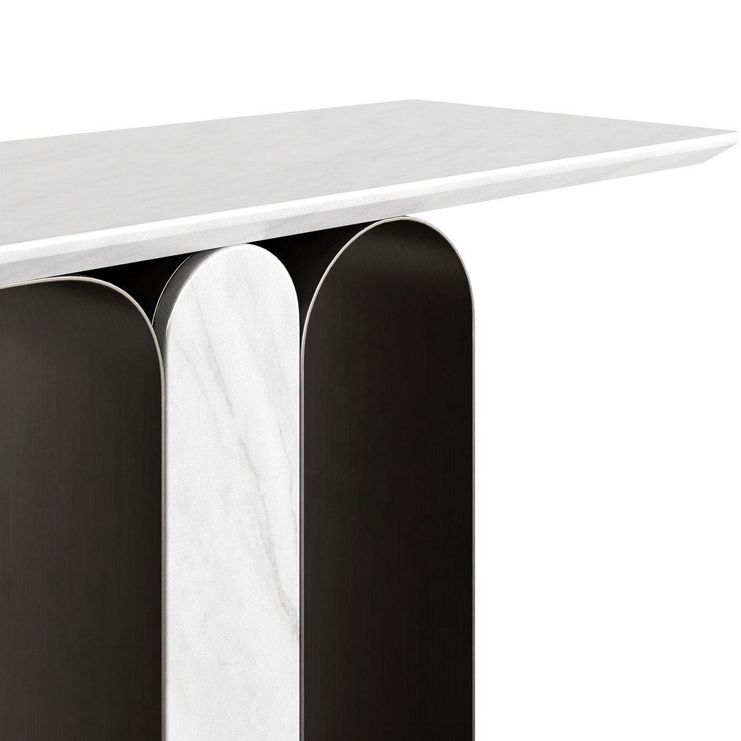 Genoa Bianco Console Model - TurboSquid 2293042
