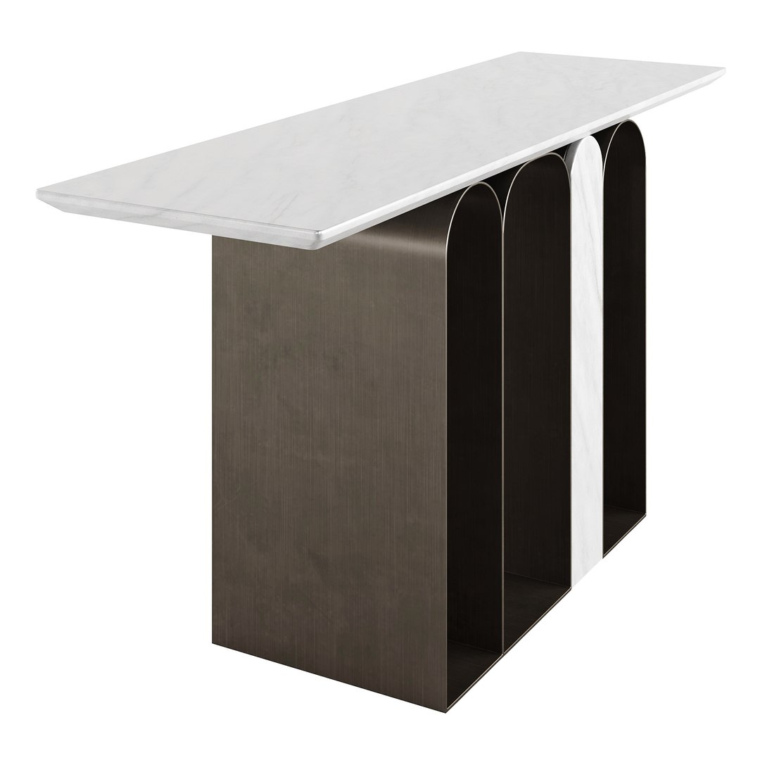 Genoa Bianco Console Model - TurboSquid 2293042