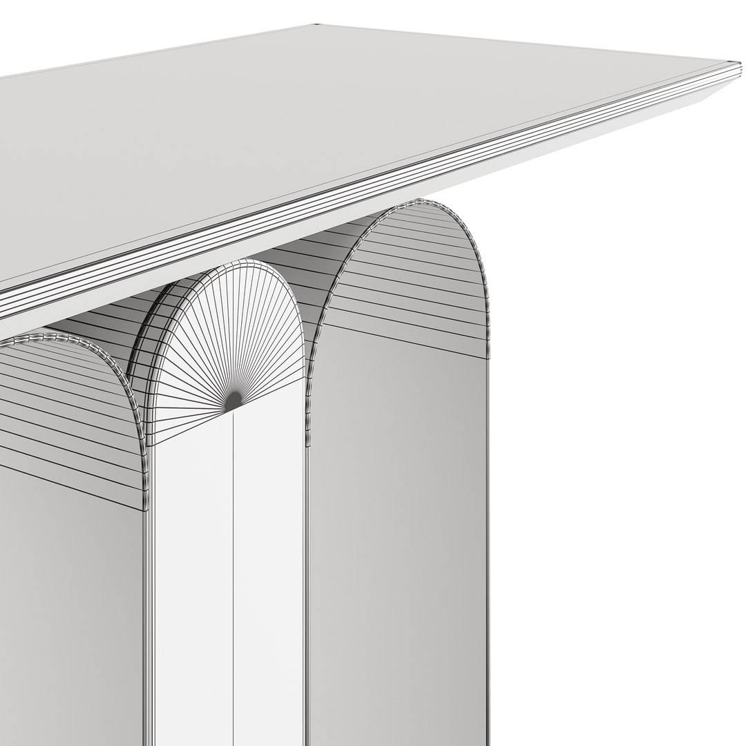Genoa Bianco Console Model - TurboSquid 2293042