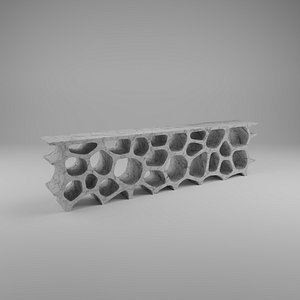 Low Voronoi Shelf 3D model