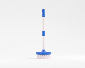 3D Cartoon broom model