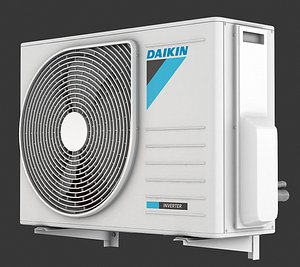 3d model of air conditioner daikin
