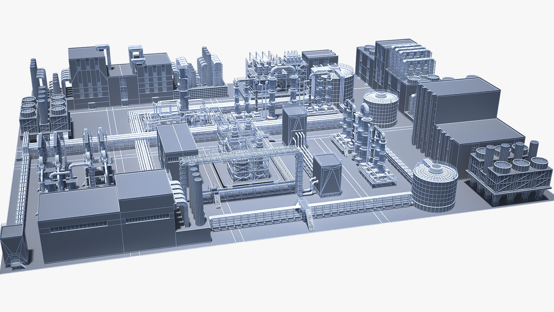 Industrial Area 79 Model - TurboSquid 2027929