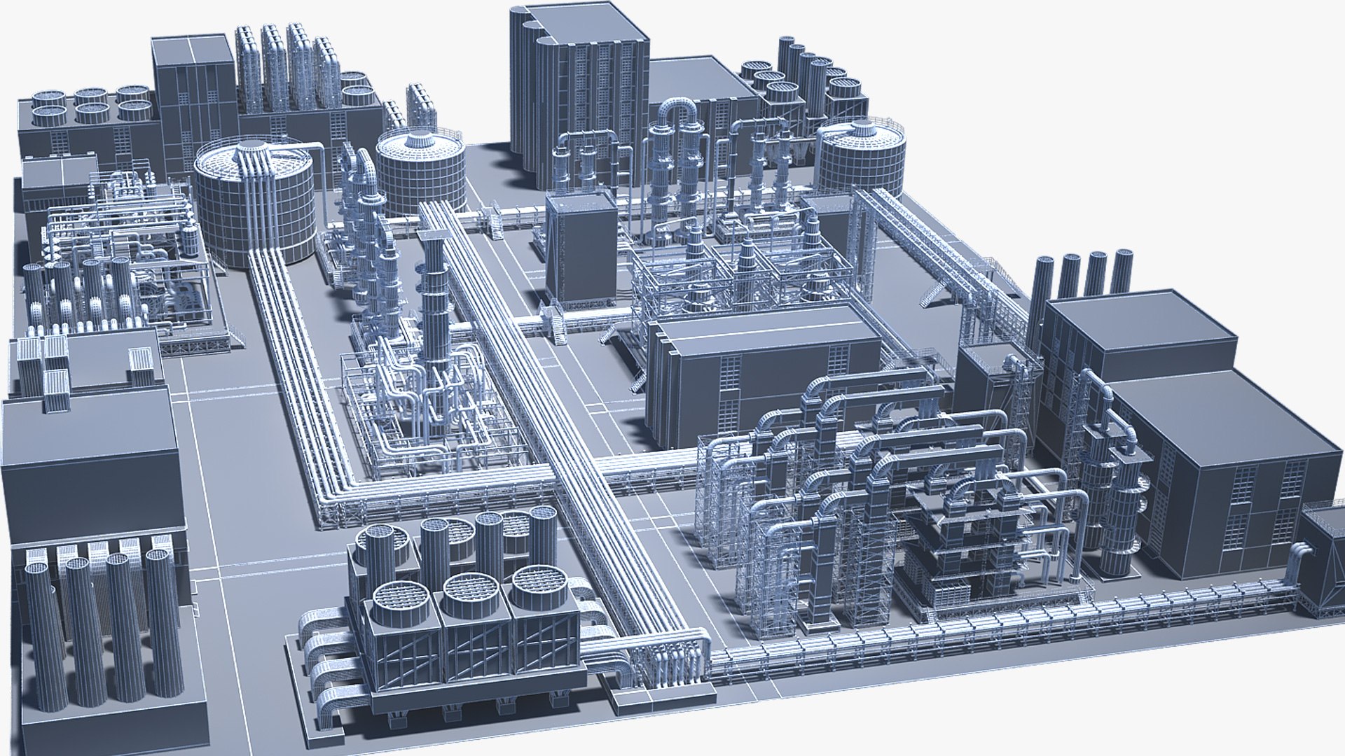 Industrial Area 79 Model - TurboSquid 2027929