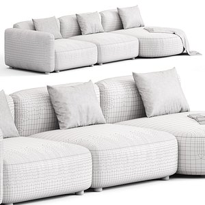 3D Calligaris Ginza Sofa model