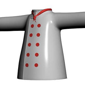 3d cartoon coat model