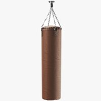 Detailed Heavy Punching Bag Brown