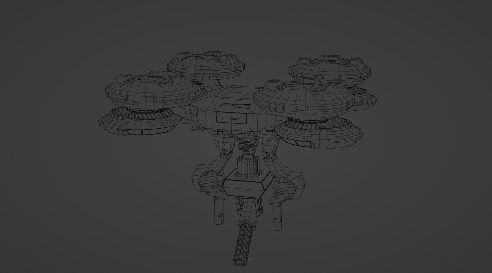 Sci-Fi Drone 3D Model - TurboSquid 2014675