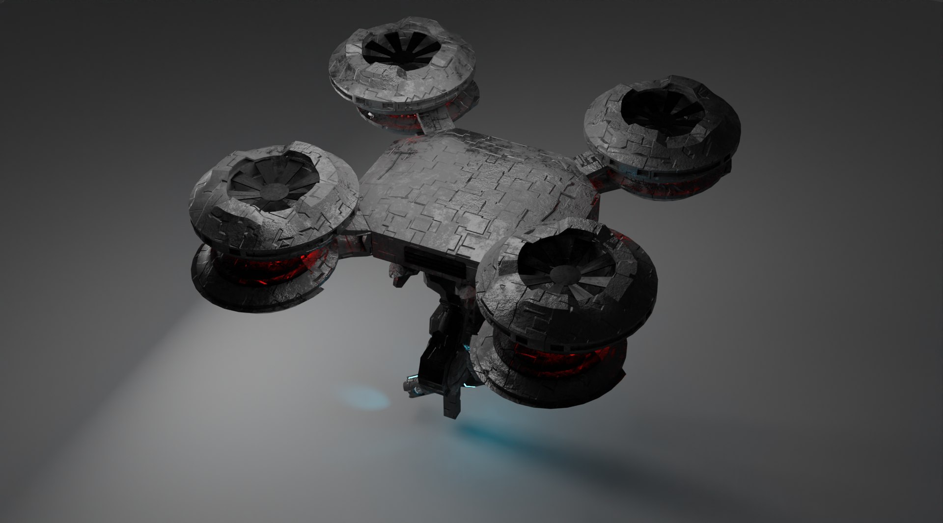 Sci-Fi Drone 3D Model - TurboSquid 2014675