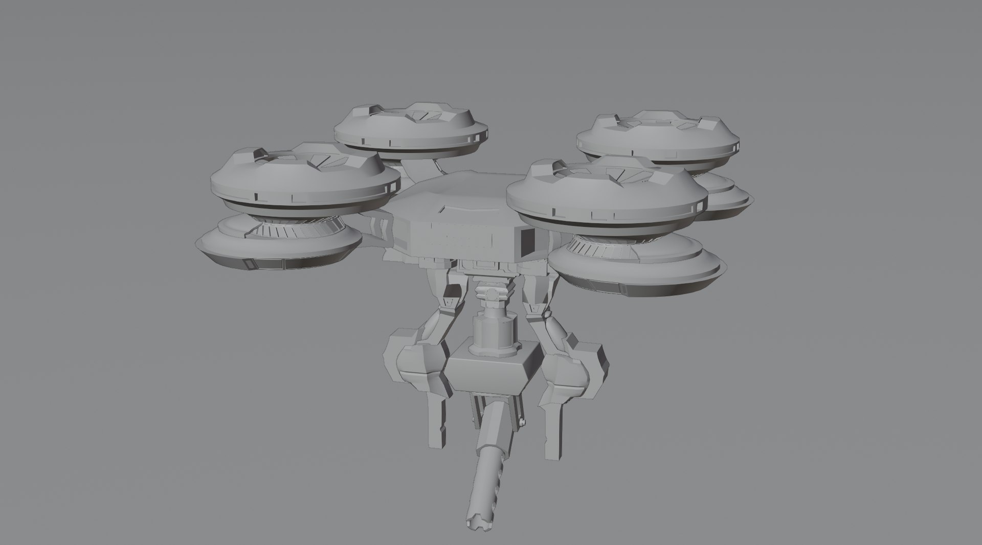 Sci-Fi Drone 3D Model - TurboSquid 2014675