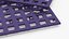 PVC Bodenmatte Fliese Blau