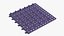 PVC Bodenmatte Fliese Blau
