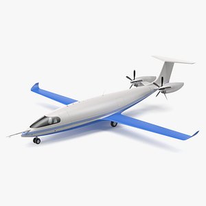 3D Electric Cargo Aircraft model