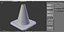traffic cone 3d model